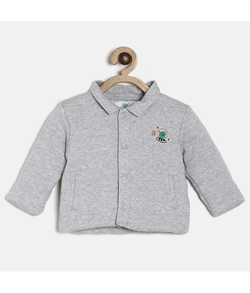     			MINIKLUB Baby Boy Grey Jacket Pack Of 1