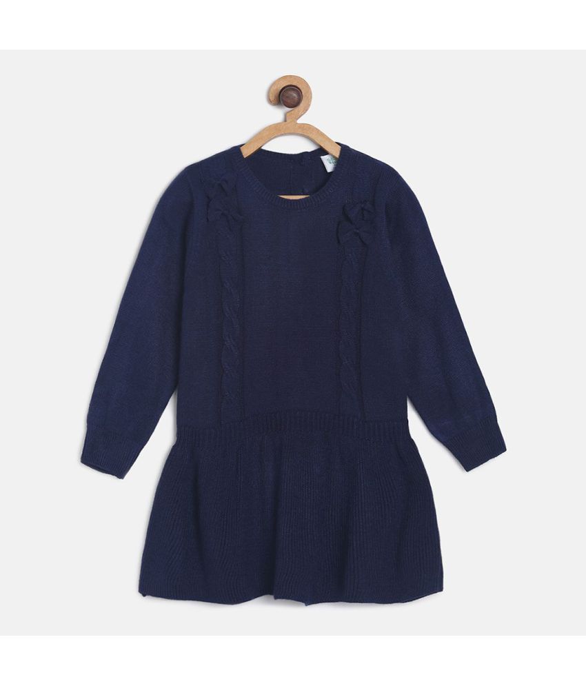     			MINIKLUB Baby Girl Blue Sweater Pack Of 1