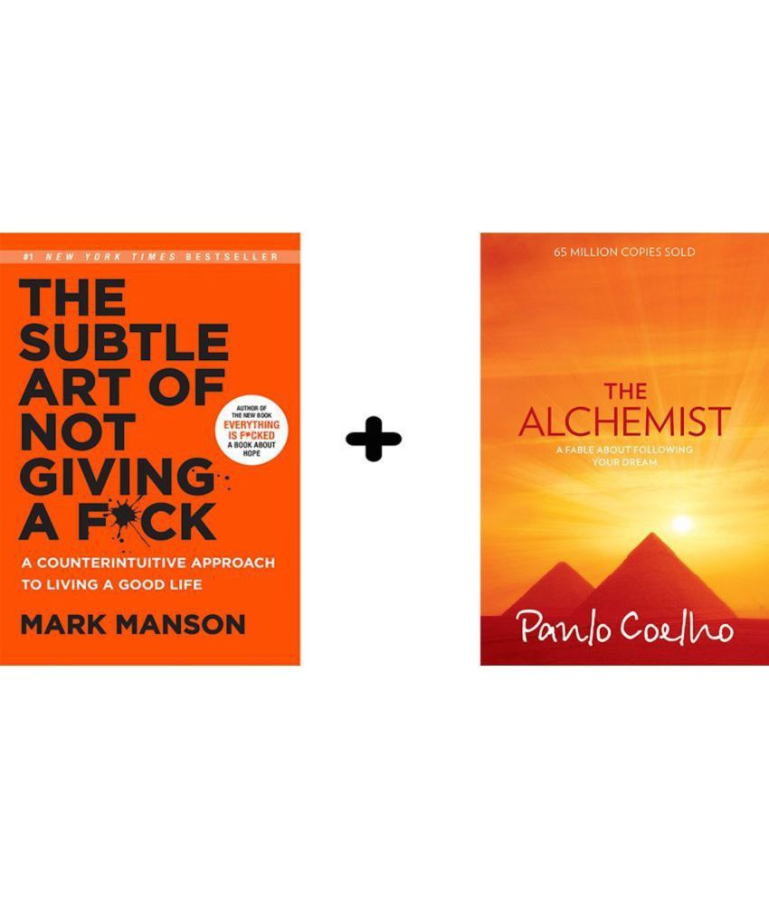     			BEST COMBO : THE SUBTLE ART OF NOT GIVING A F*CK + THE ALCHEMIST (ENGLISH PAPERBACK)