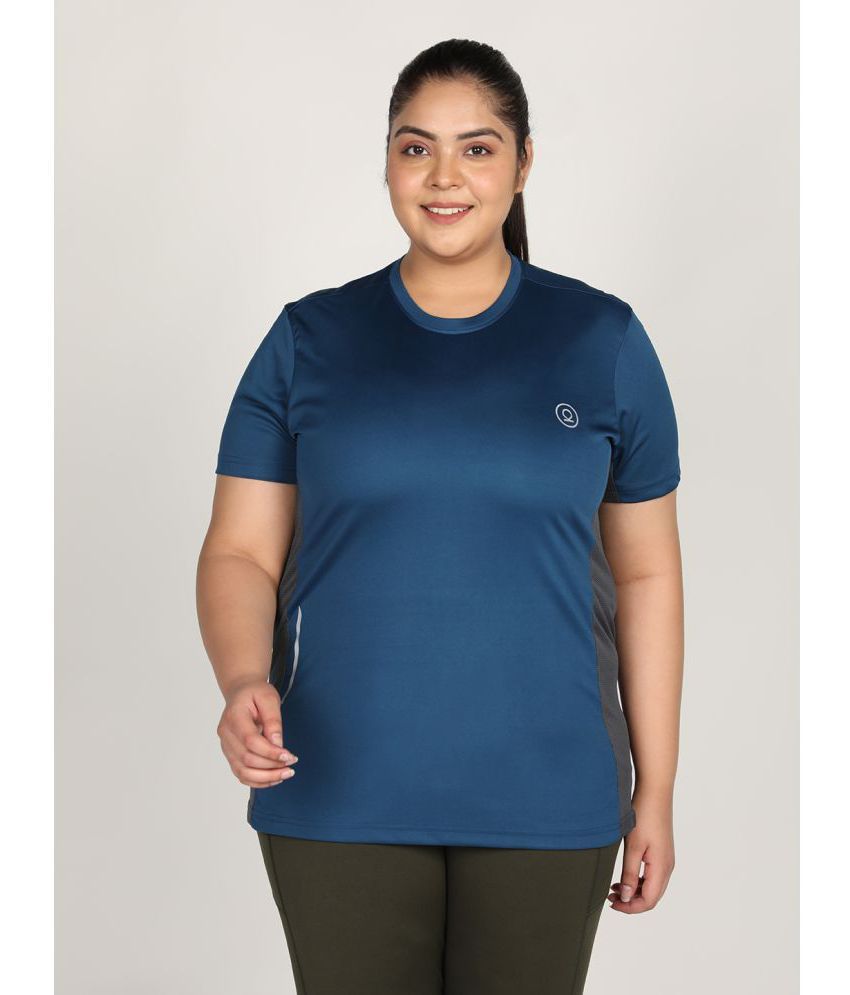     			Chkokko Indigo Polyester Tees - Single