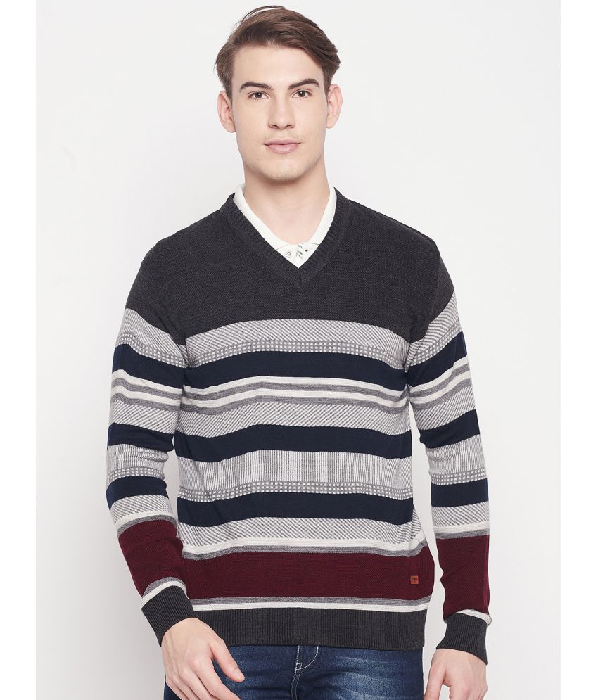     			Duke - Multicolor Woollen Blend Men's Pullover Sweater ( Pack of 1 )