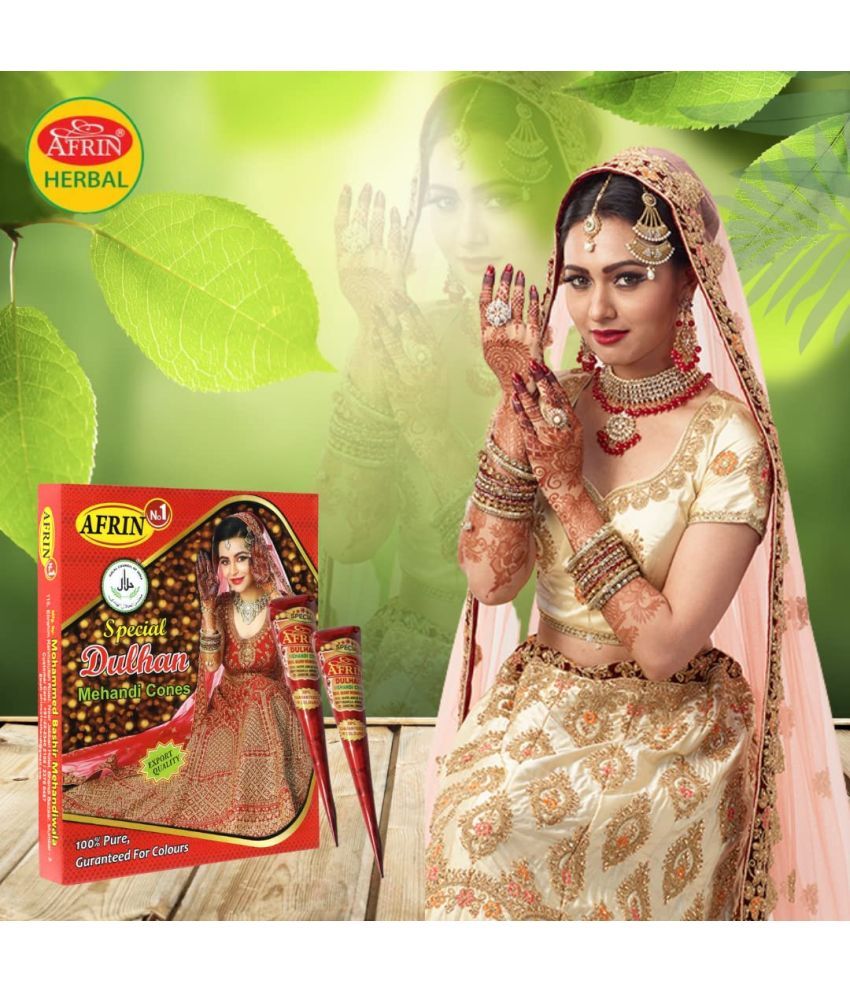     			Afrin Henna Special Cone Pack of 24 Natural Henna 1056 g