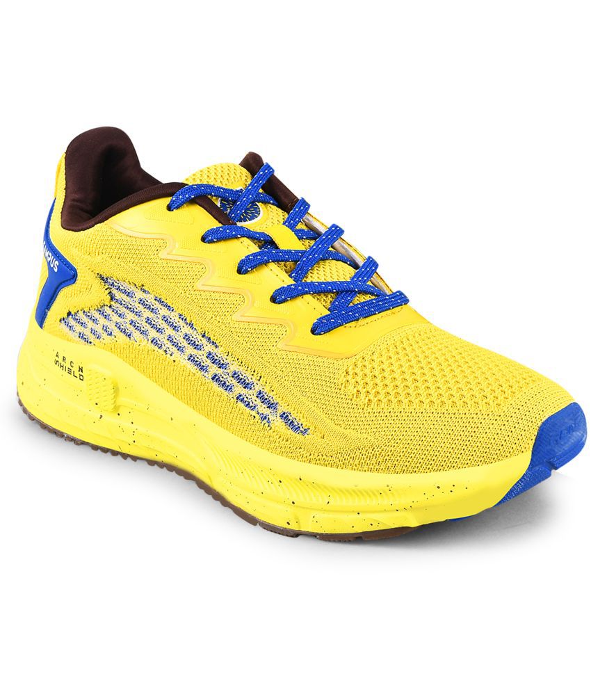     			Campus - CAMP ALFRED Yellow Men's Sports Running Shoes