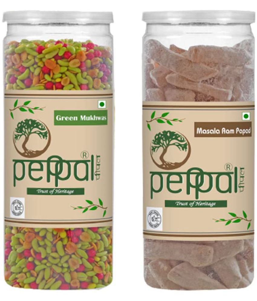     			Peppal Green Mukhwas & Masala Aam papad Candy Drops 330 gm