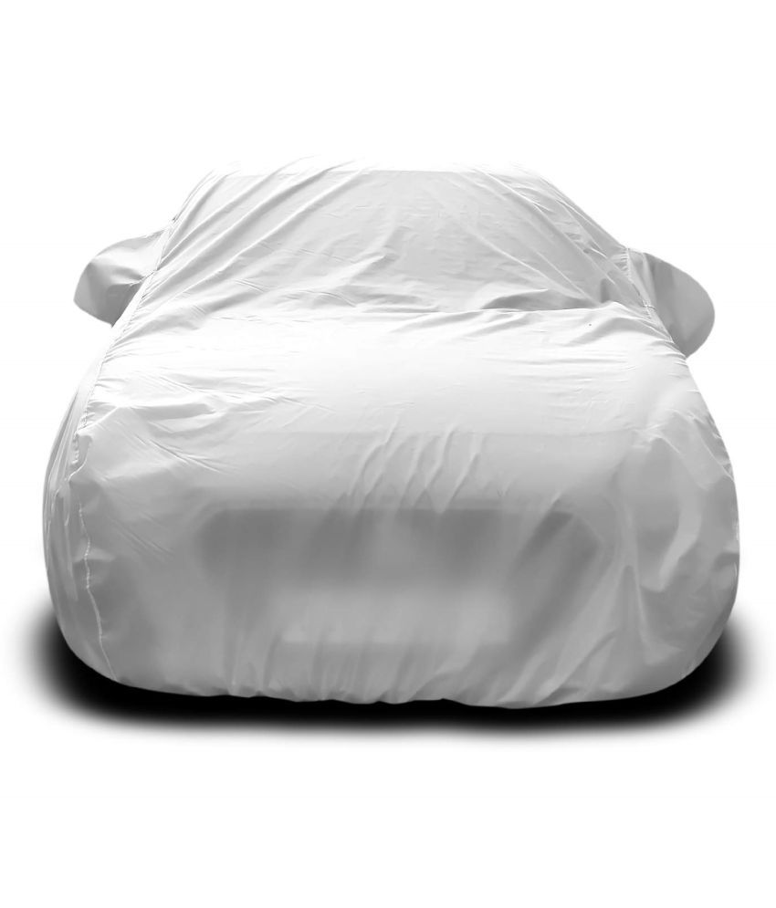     			Autoretail Dust Proof Car Body Polyster Cover For Tata Cs Without Mirror Pocket Silver (Pack Of 1)