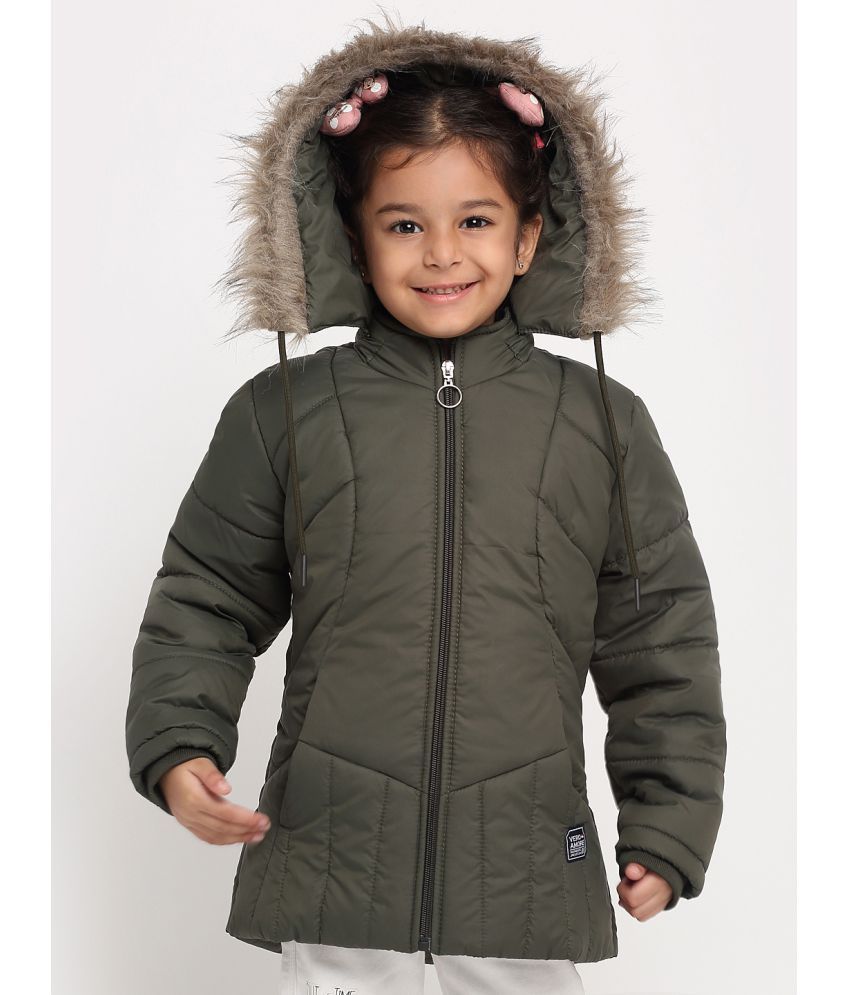     			VERO AMORE Girls Polyester Quilted & Bomber For ( Pack of 1 , Green )