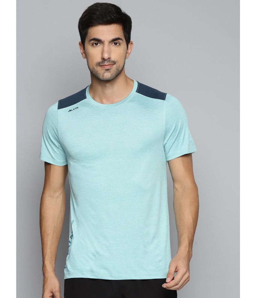     			Alcis - Blue Polyester Slim Fit Men's Sports T-Shirt ( Pack of 1 )