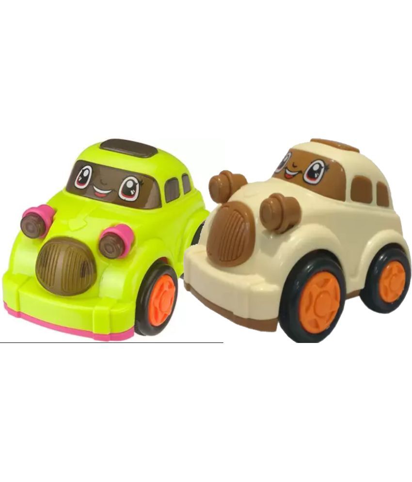 Car Toy Realistic Movements brown & Unbreakable Car Toy Realistic Movements green