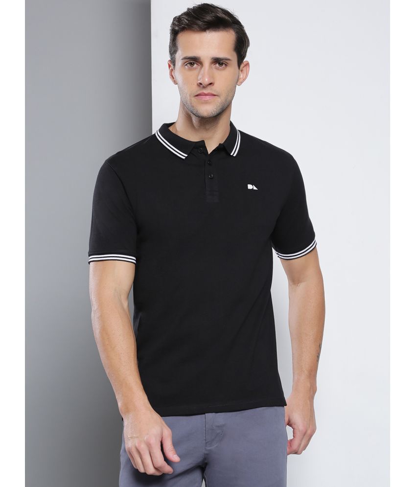     			Dennis Lingo - Black Cotton Slim Fit Men's Polo T Shirt ( Pack of 1 )