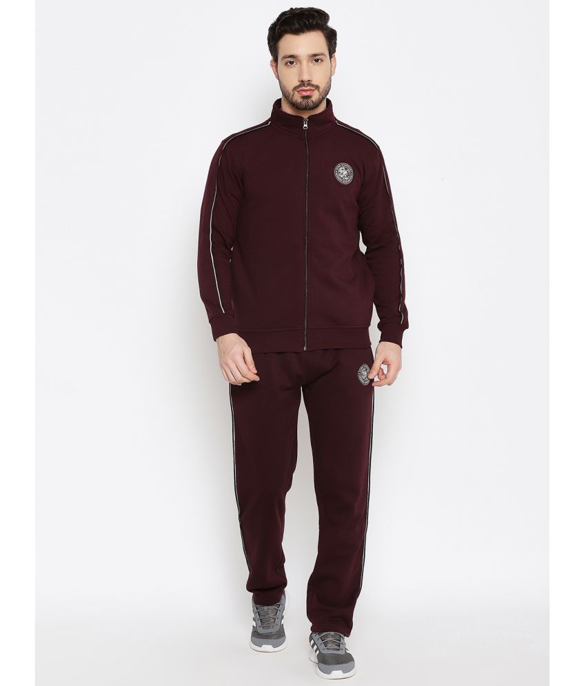     			Duke - Maroon Fleece Regular Fit Men's Tracksuit ( Pack of 1 )