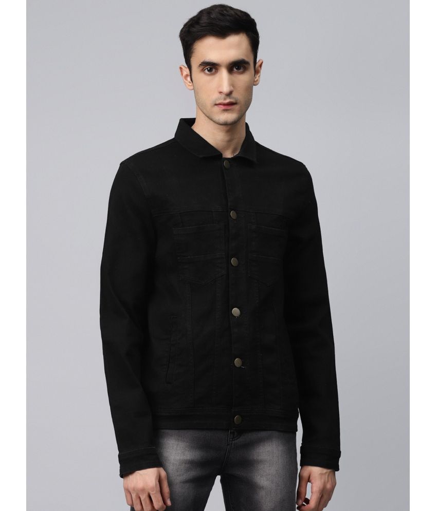     			Hubberholme - Black Cotton Regular Fit Men's Casual Jacket ( Pack of 1 )