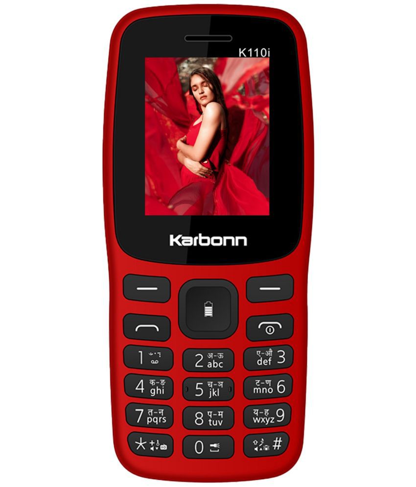     			Karbonn KX110I Dual SIM Feature Phone Red
