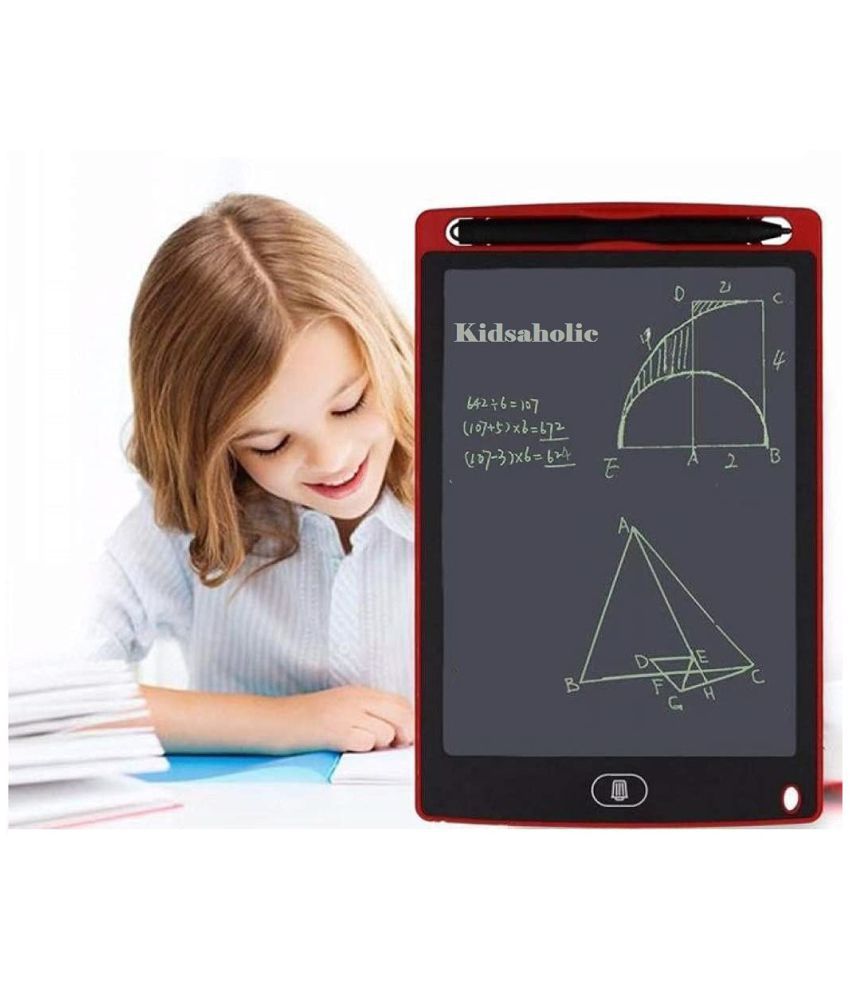     			Kidsaholic Kids 8.5" Smart LCD Digital Slate/Writing Pad with Erase Button (1 Piece , Random Color)