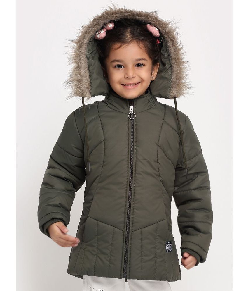     			VERO AMORE - Green Polyester Girl's Quilted & Bomber ( Pack of 1 )