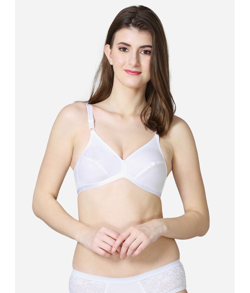     			VStar - White Cotton Non Padded Women's Everyday Bra ( Pack of 1 )