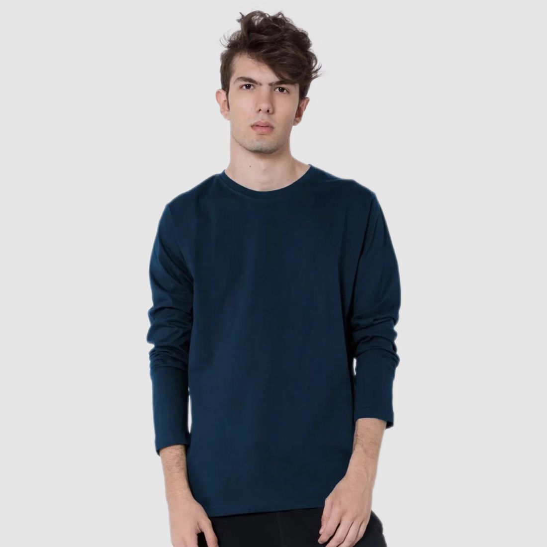     			Bewakoof - Blue Cotton Regular Fit Men's T-Shirt ( Pack of 1 )