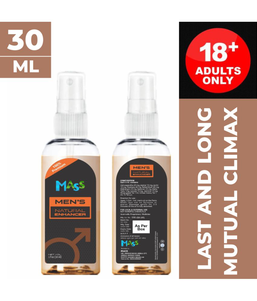     			Mass Men Power 30 Ml Oil for Mutual Climax - Double Power Double Excitement - Extra Time with long Lasting feel - sexy oil men