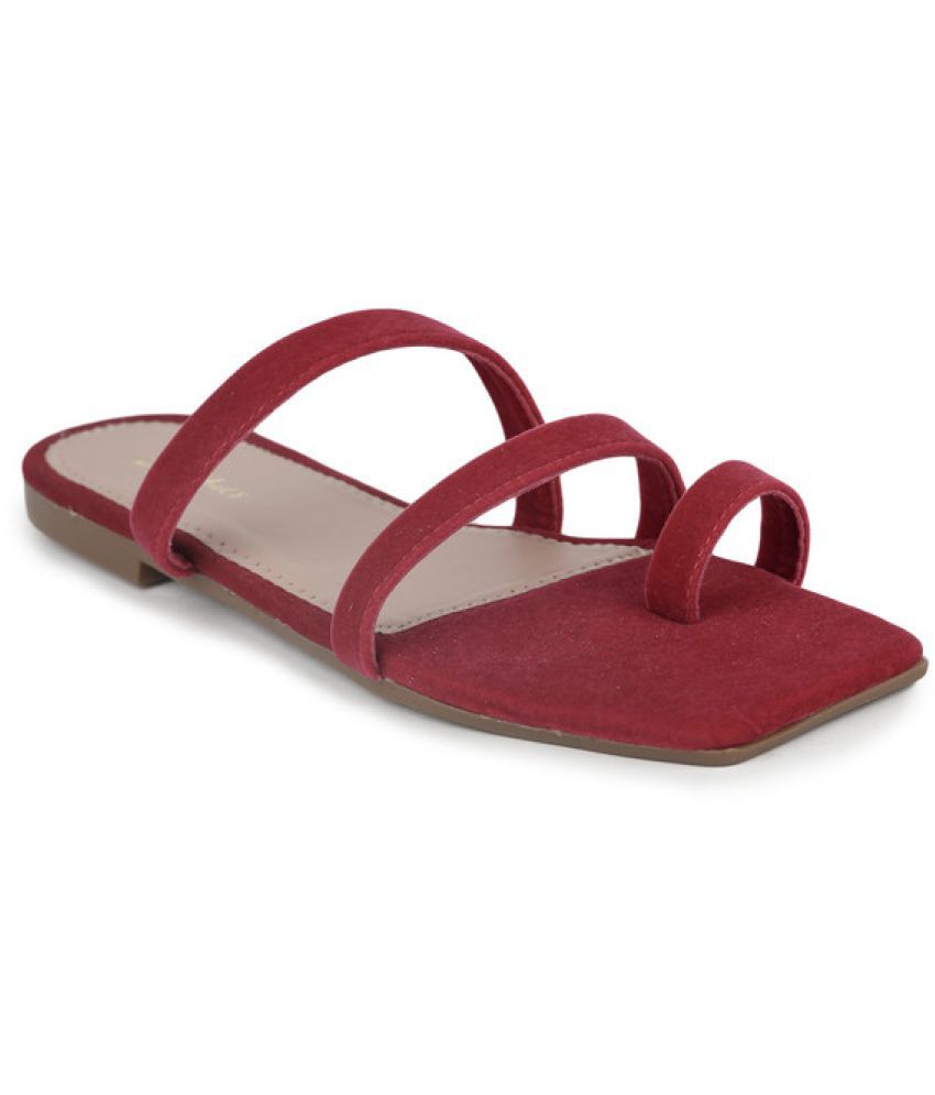     			StepHues - Red Women's Flats