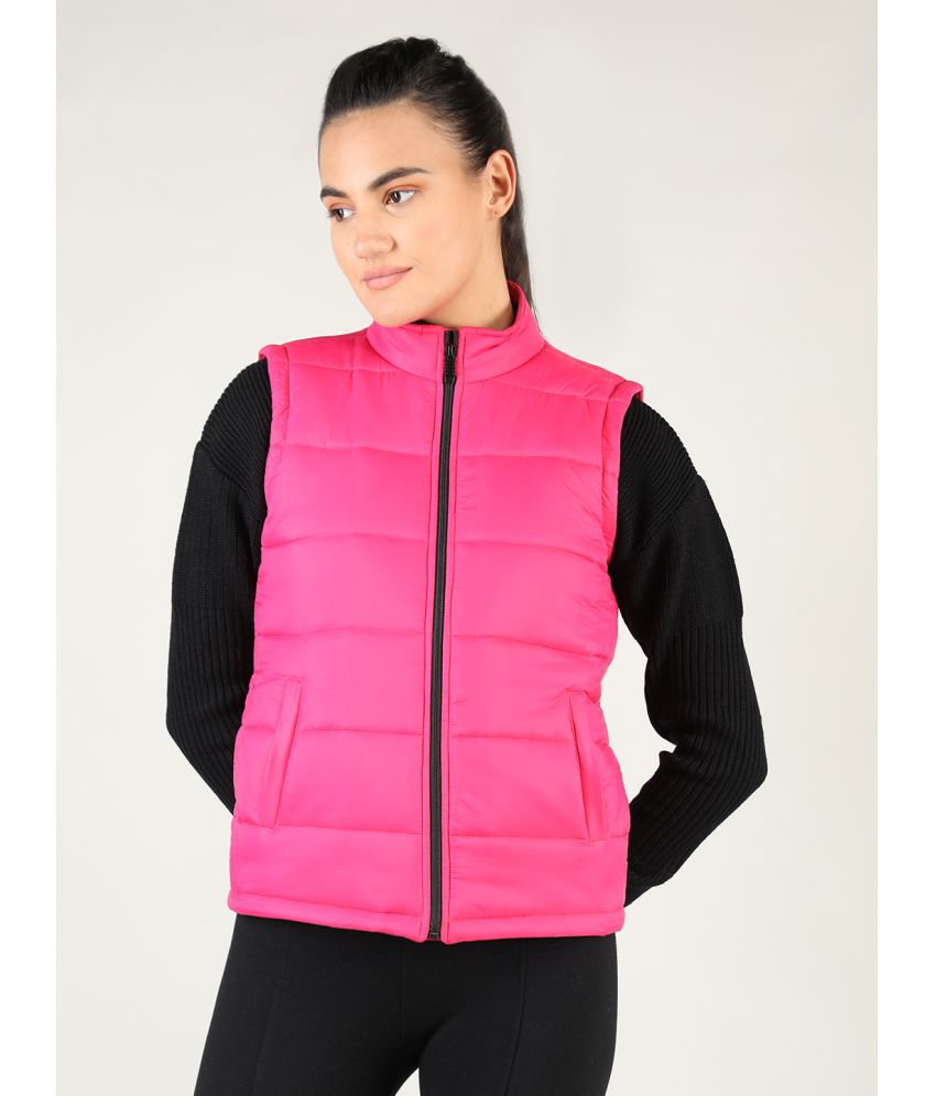     			Chkokko - Pink Polyester Women's Jacket