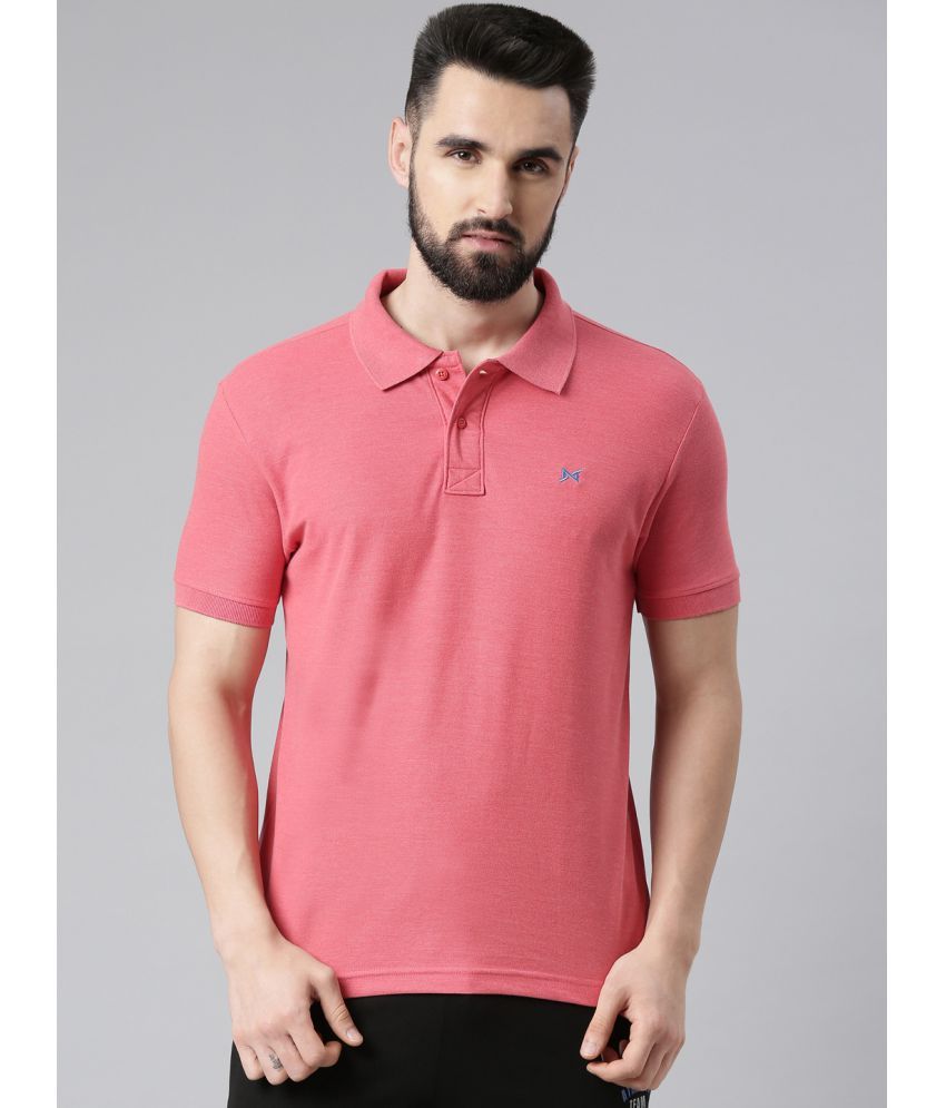     			Force NXT - Red Cotton Regular Fit Men's Polo T Shirt ( Pack of 1 )