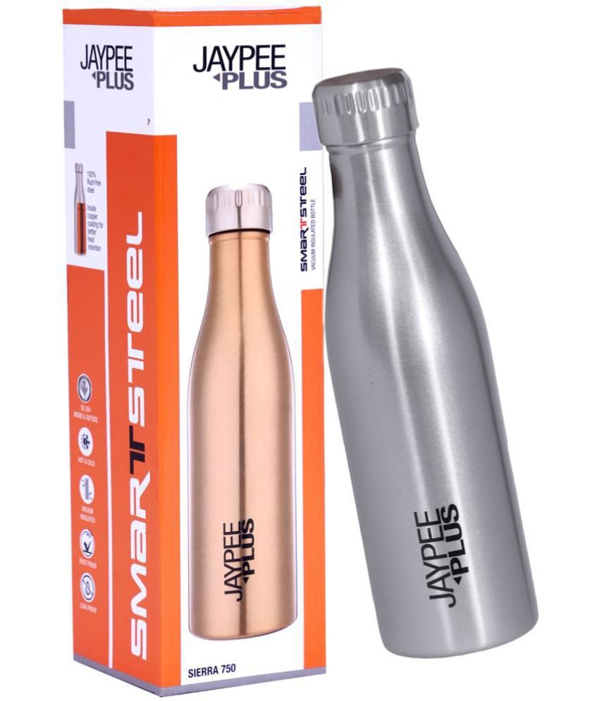     			Jaypee Plus - Sierra 750  Silver 750 mL Water Bottle ( Set of 1 )
