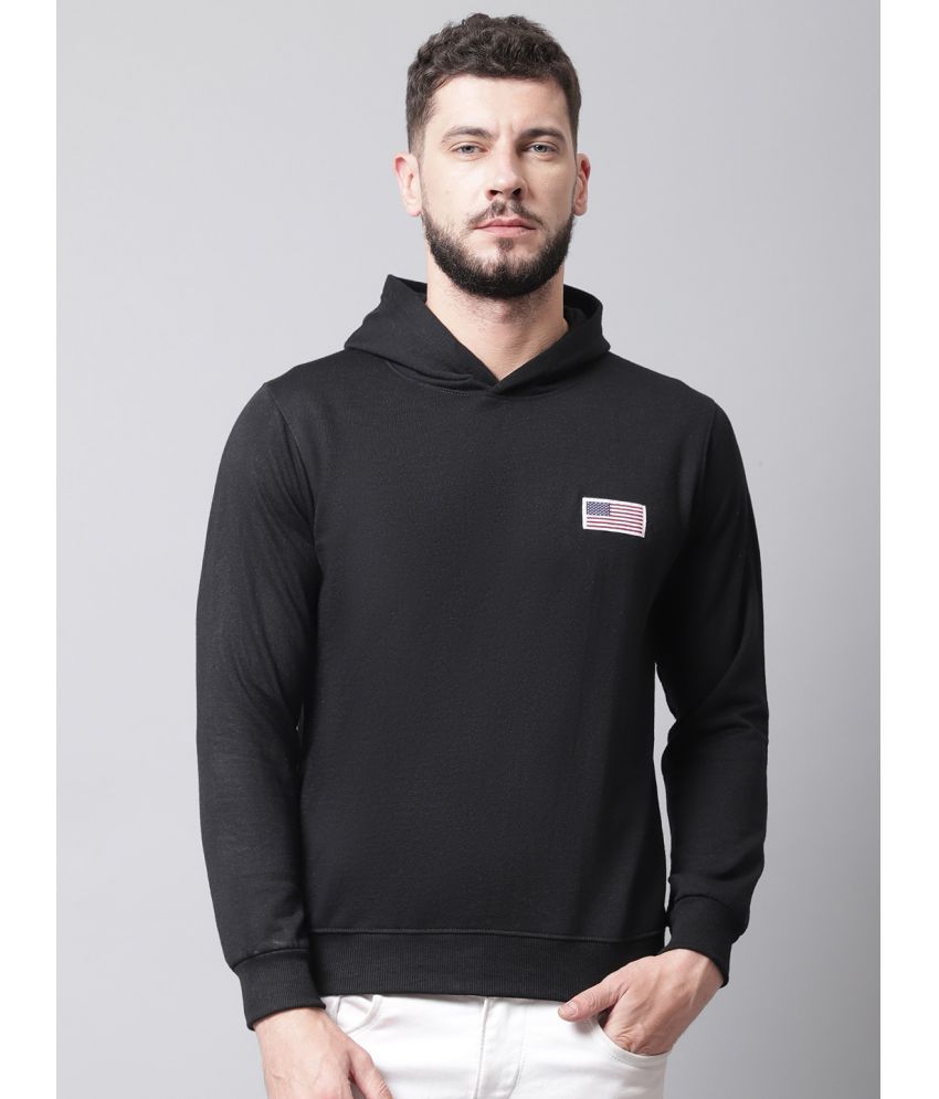     			OBAAN - Black Fleece Regular Fit Men's Sweatshirt ( Pack of 1 )