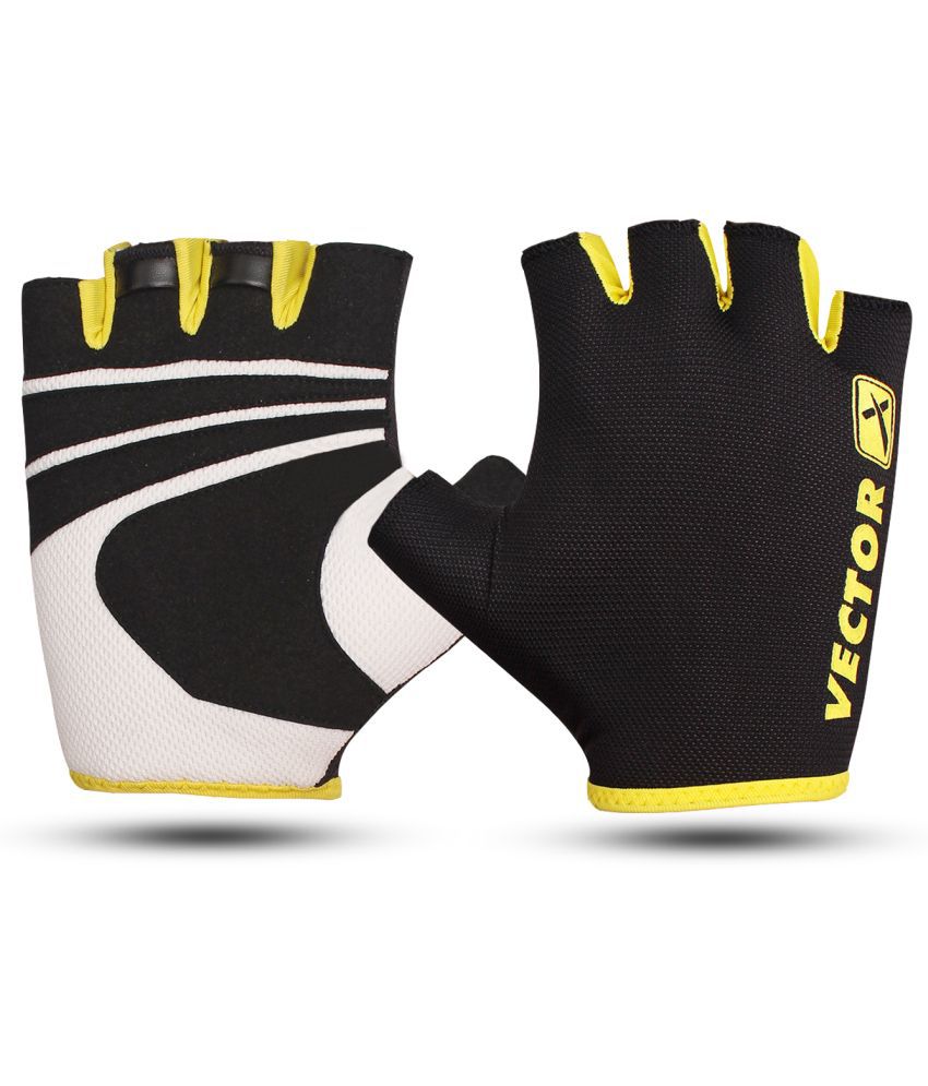     			Vector X - Black Full Fingered Gym Gloves ( 1 Pair )