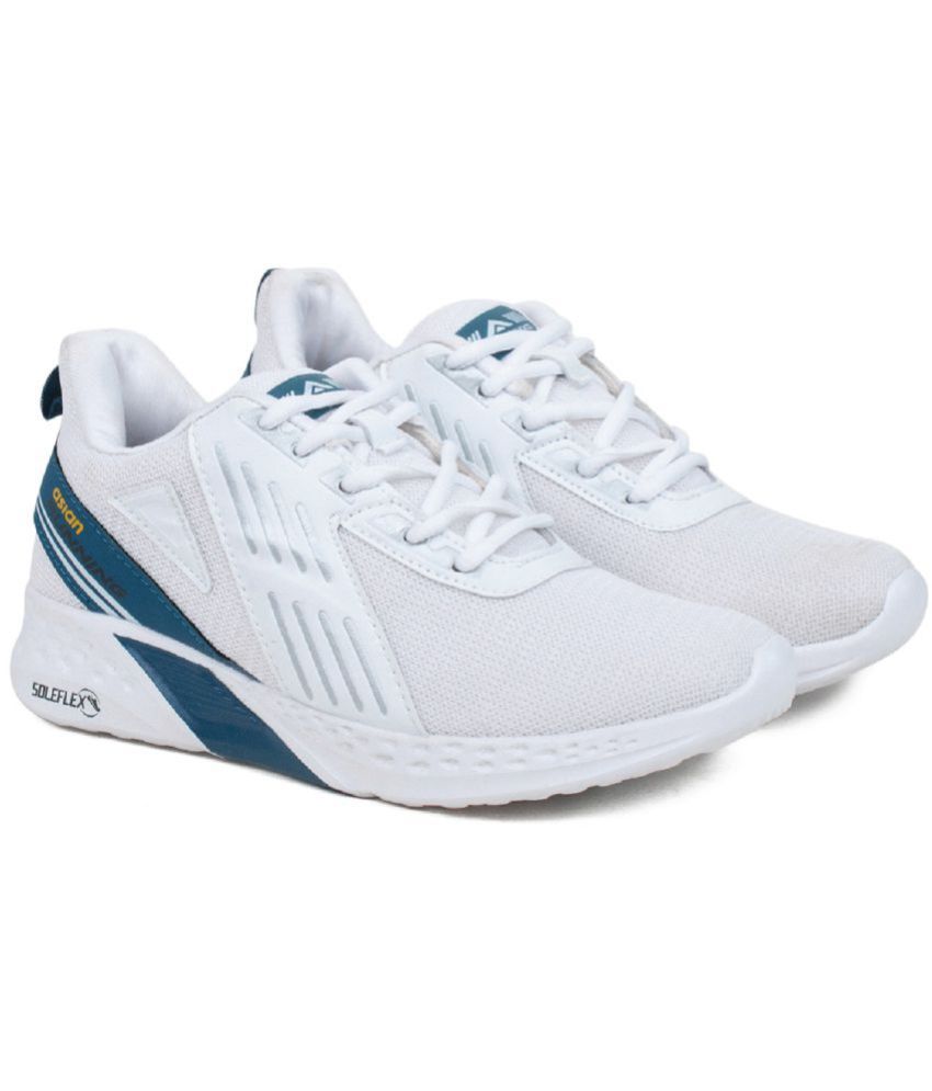     			ASIAN - BLADE-10 White Men's Sports Running Shoes