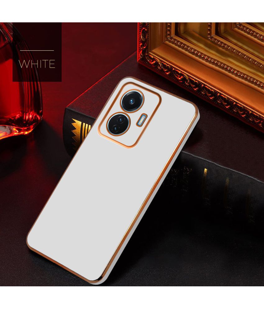     			Doyen Creations - White Silicon Silicon Soft cases Compatible For Vivo T1 44W ( Pack of 1 )