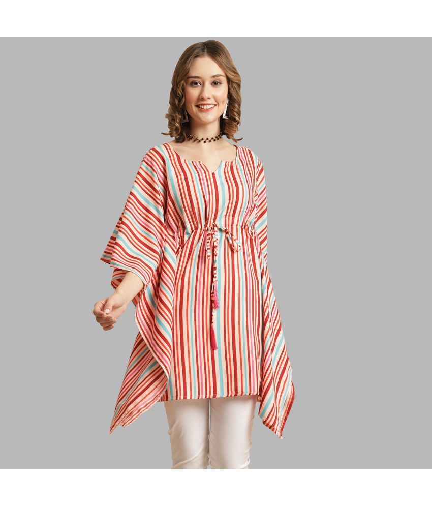     			Fabflee - Multi Color Crepe Women's Kaftan ( Pack of 1 )