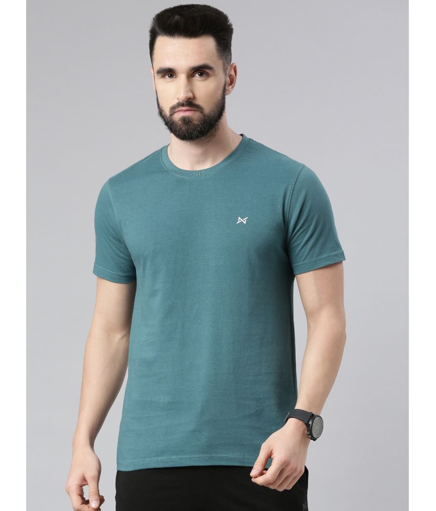     			Force NXT - Dark Green 100% Cotton Regular Fit Men's T-Shirt ( Pack of 1 )