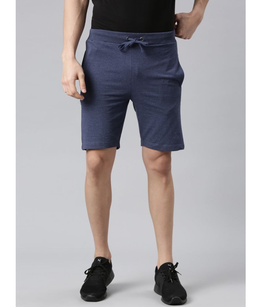     			Force NXT - Navy Cotton Blend Men's Shorts ( Pack of 1 )