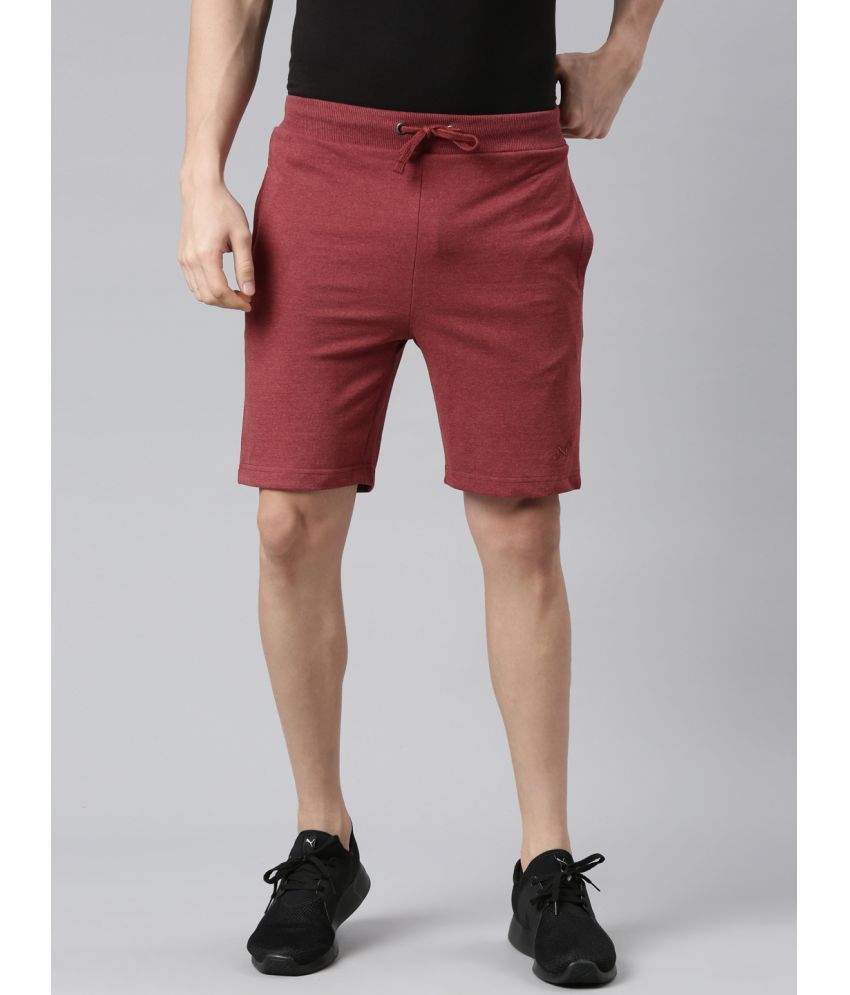     			Force NXT - Red Cotton Blend Men's Shorts ( Pack of 1 )