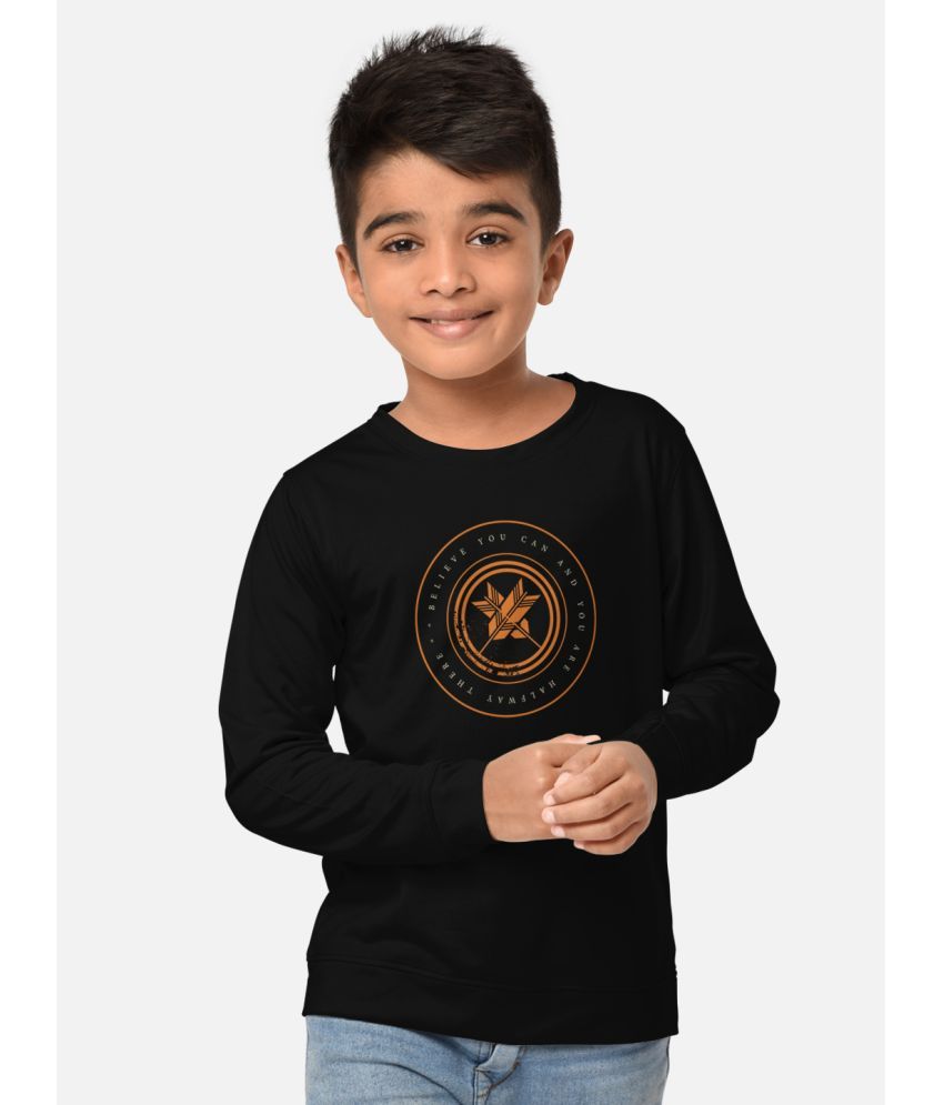     			HELLCAT Pack of 1 Boys Cotton Blend T-Shirt ( Black )