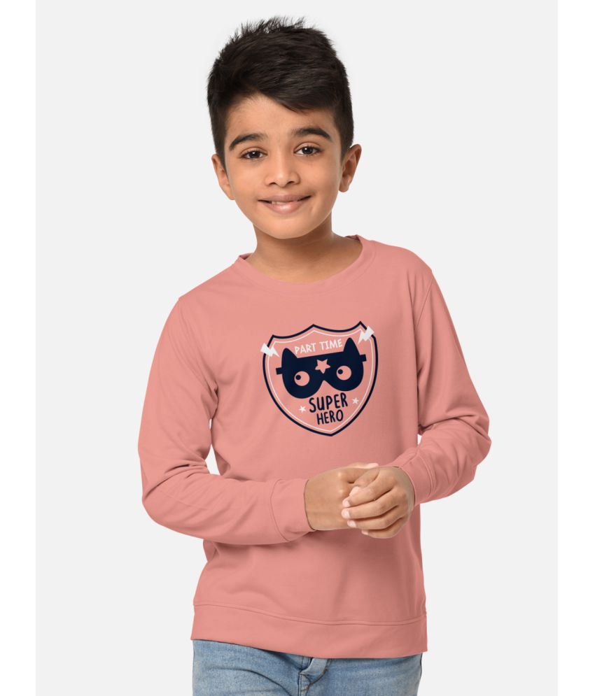     			HELLCAT - Pink Cotton Blend Boy's T-Shirt ( Pack of 1 )