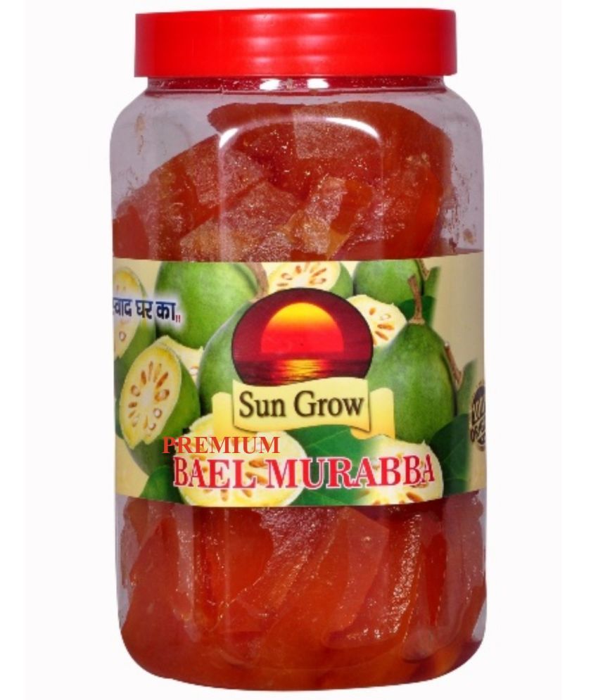     			Sun Grow Home Made Organic Premium Sweet Beal Murabba Pieces No Artificial Preservatives No Additives Pickle 1 kg