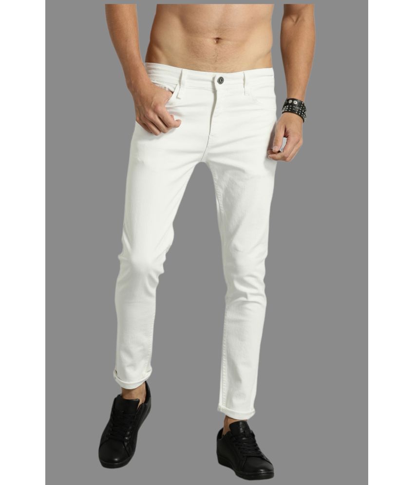     			x20 - White Denim Skinny Fit Men's Jeans ( Pack of 1 )