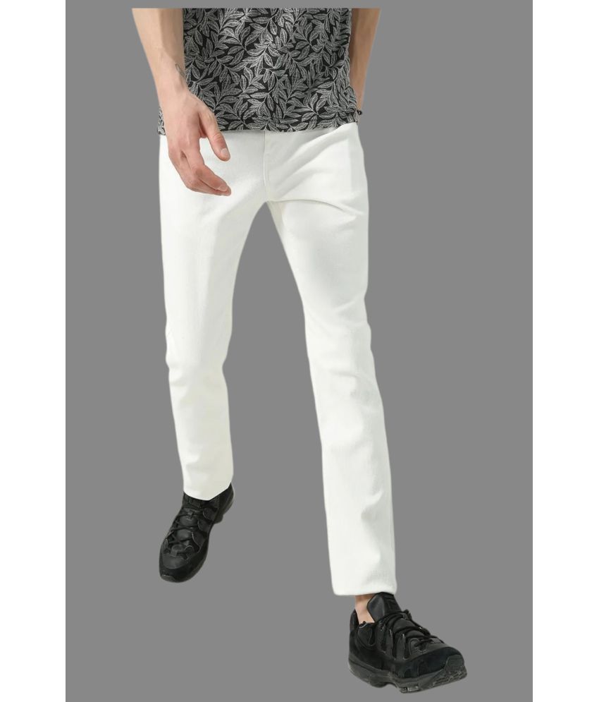     			x20 - White Denim Skinny Fit Men's Jeans ( Pack of 1 )