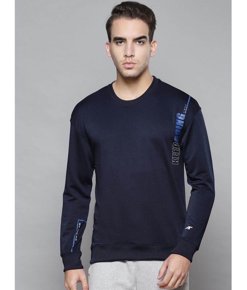     			Alcis - Blue Polyester Men's Running Sweatshirt ( Pack of 1 )