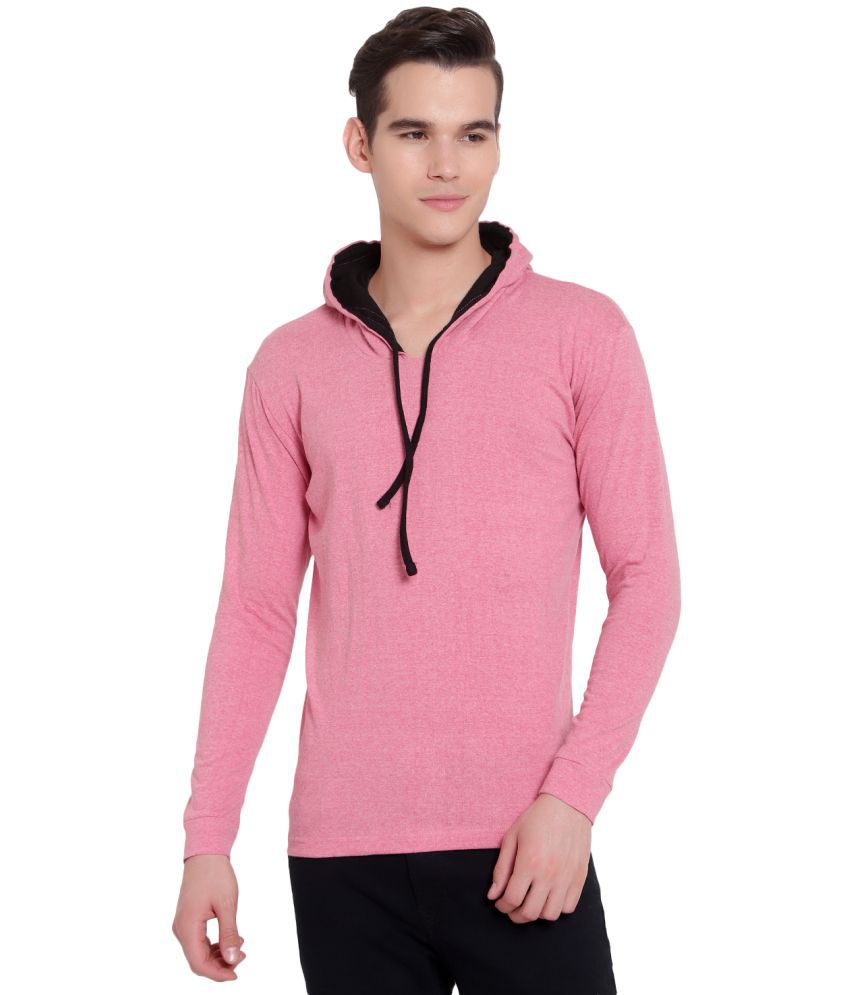     			Diaz - Pink Cotton Blend Regular Fit Men's Sweatshirt ( Pack of 1 )