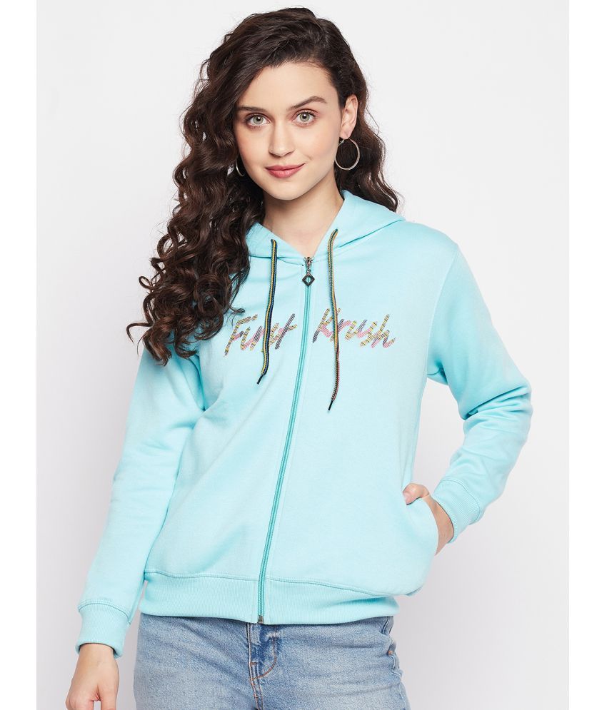     			First Krush Fleece Blue Zippered Sweatshirt