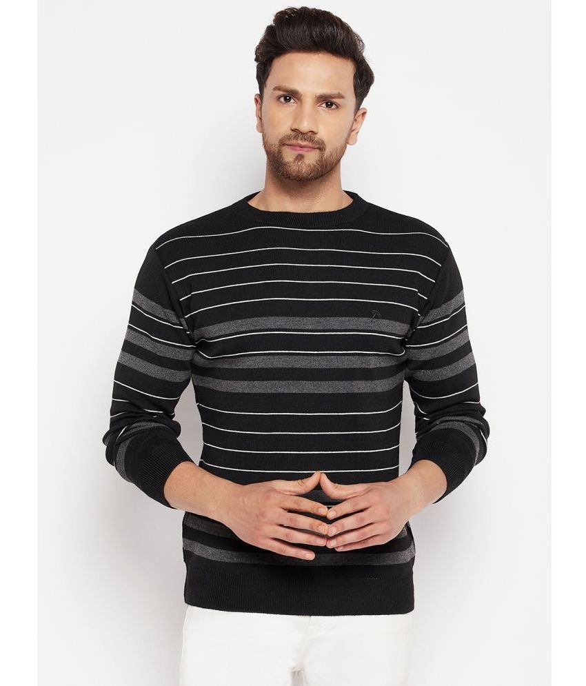     			Lycos - Black Acrylic Men's Pullover Sweater ( Pack of 1 )