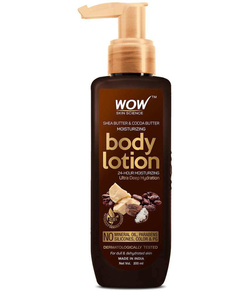     			WOW Skin Science Shea Butter & Cocoa Body Lotion 200ml