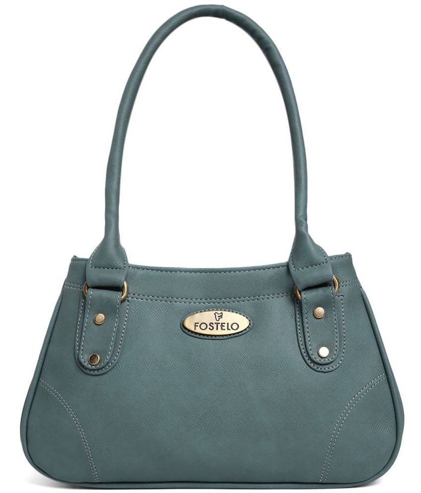     			Fostelo - Sea Green PU Handheld