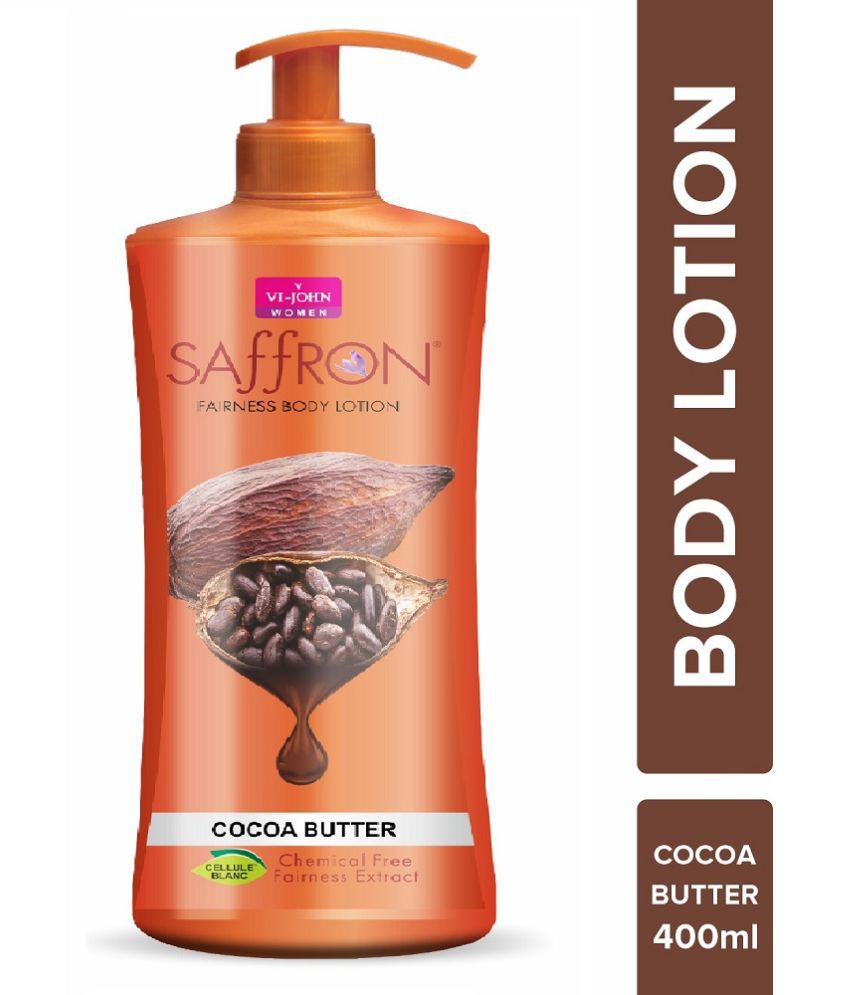     			VI-JOHN Saffron Cocoa Butter Fairness Body Lotion for Men & Women 400ml