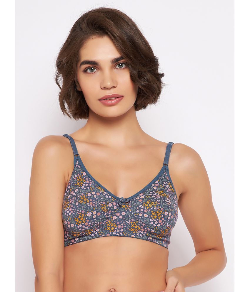     			Clovia Cotton Non Padded Women's Everyday Bra ( Blue )