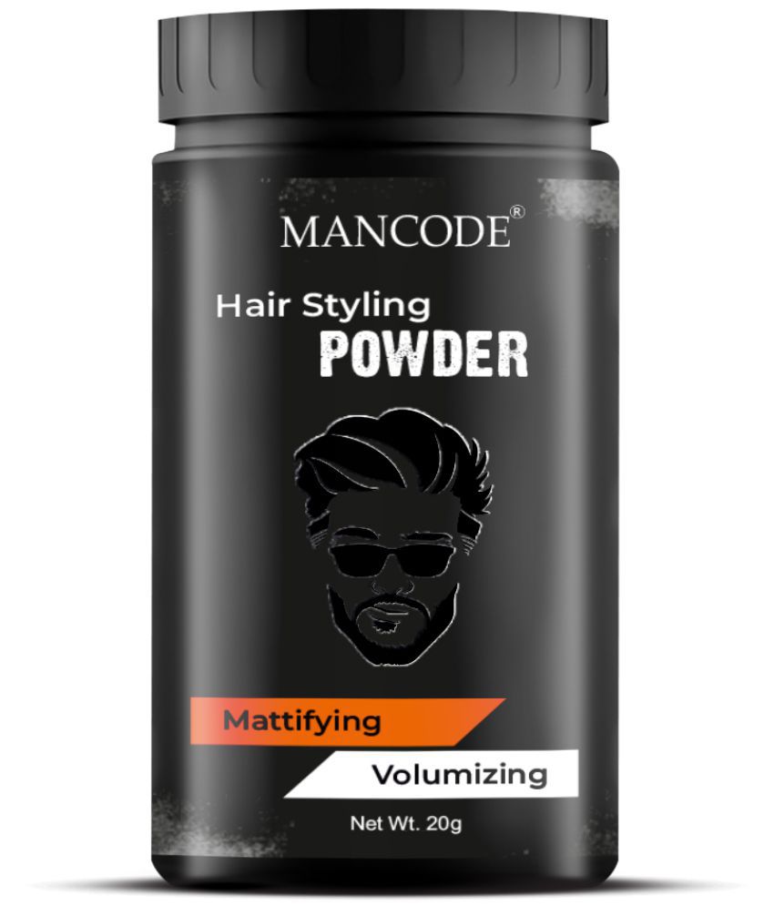 Mancode Hair Styling Powder with Strong Hold & Matte Finish for men 20 gm:  Buy Mancode Hair Styling Powder with Strong Hold & Matte Finish for men 20  gm at Best Prices