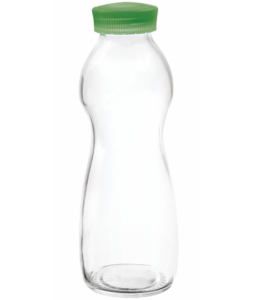     			Treo By Milton Eazy Grip Borosilicate Glass Bottle, 550ml, Green | Microwave Safe | Leak Proof | BPA Free | Scratche Resistant | Dishwasher Safe | Odour Free