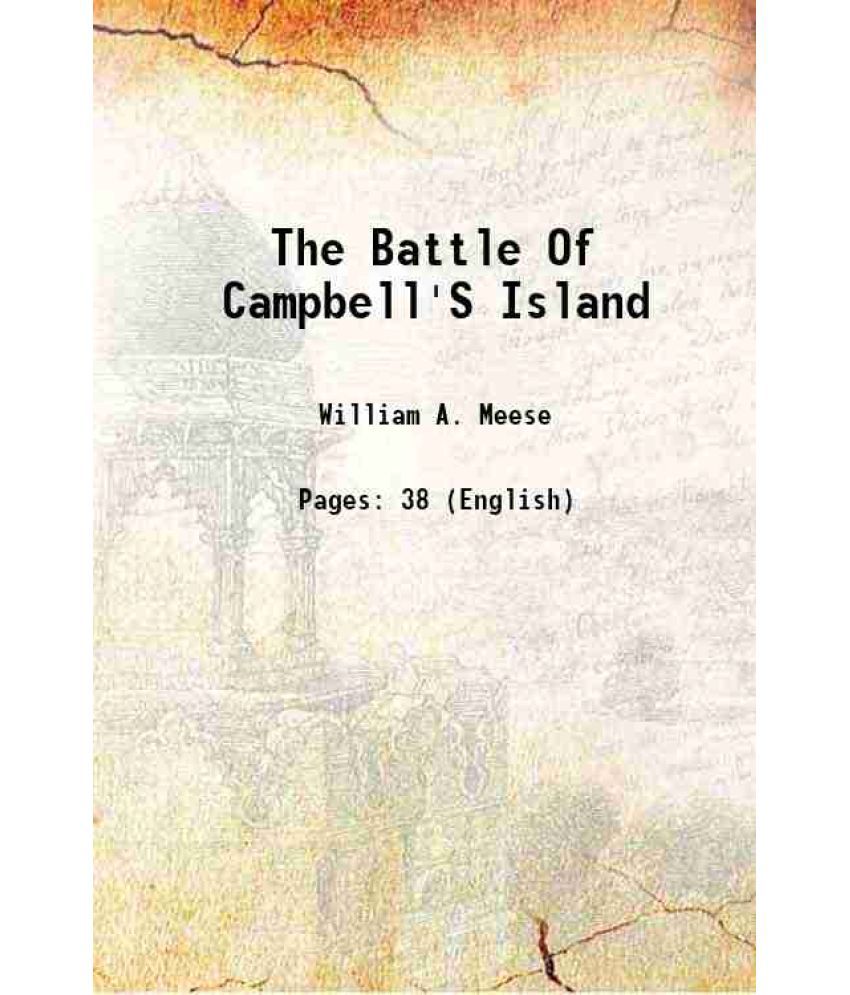     			The Battle Of Campbell'S Island 1904 [Hardcover]