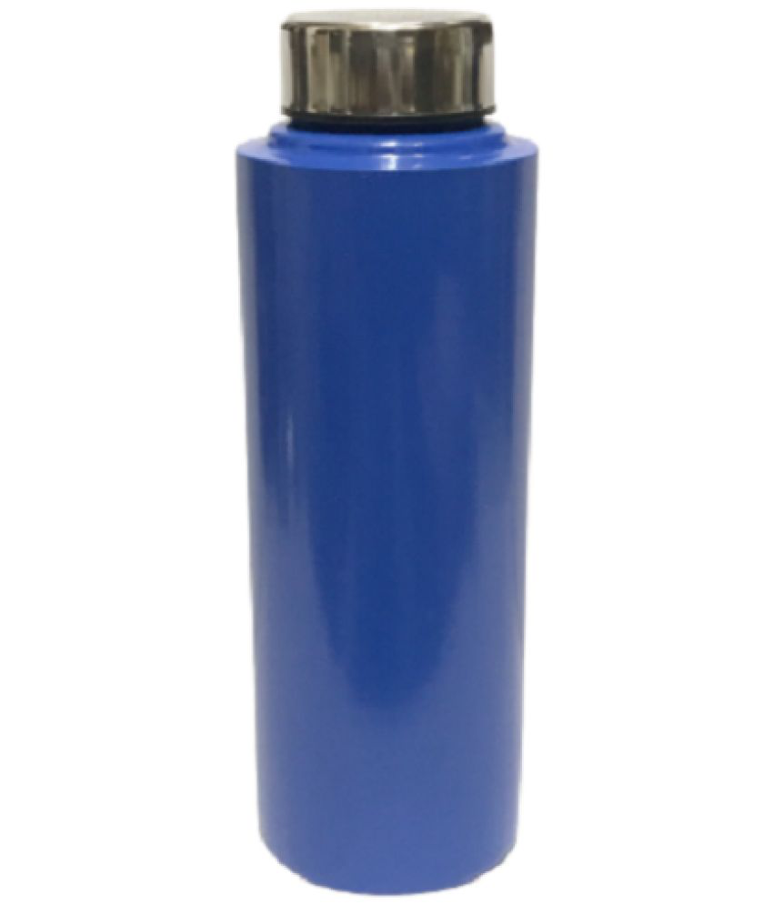     			Dynore - Steel Fridge Bottle Navy Blue Water Bottle 500 mL ( Set of 1 )